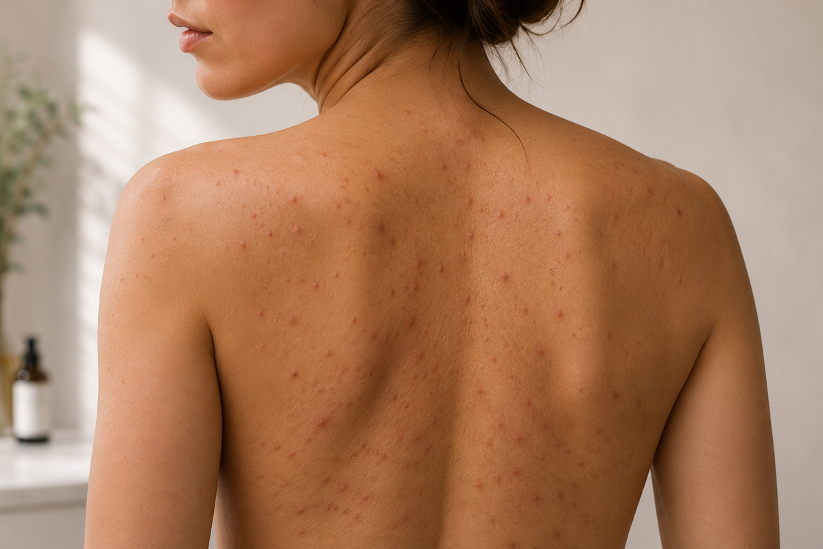 Body Acne, Congestion & Breakouts on the Back and Chest