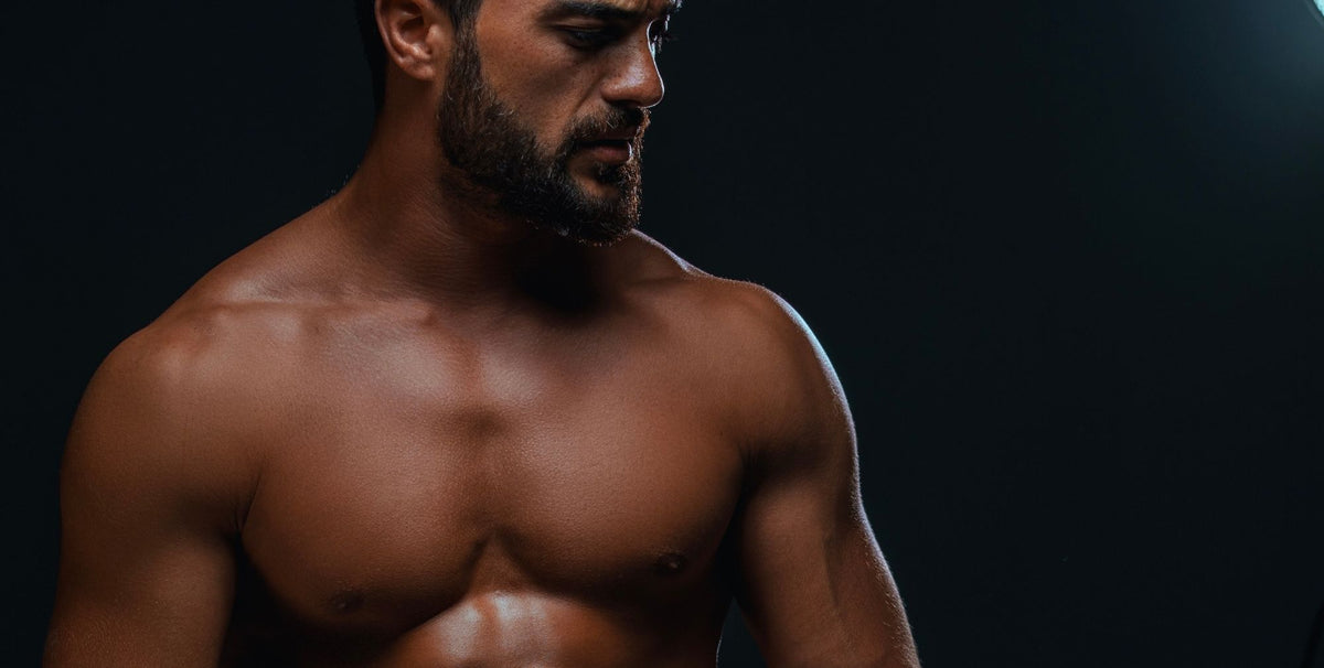 Mens laser hair removal on chest, shoulders and neck, at kalani clinic in bass hill, western Sydney.