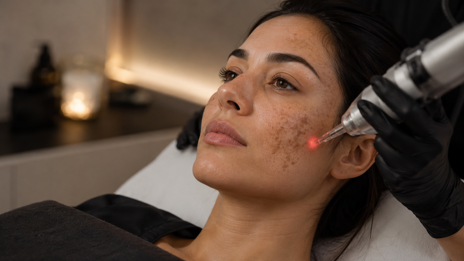 Pico laser pigmentation treatment targeting sun spots and uneven pigmentation at Kalani Clinic in Western Sydney